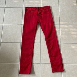 Prada pants red
